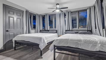 6 bedrooms, iron/ironing board, travel crib, WiFi