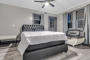 6 bedrooms, iron/ironing board, travel crib, WiFi