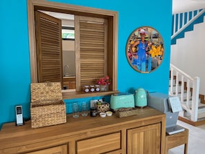 Breakfast area - Blue Ocean Suites & Apartments (Trou d'Eau Douce)