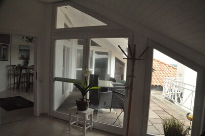 Luxury vacation apartment in villa near Radolfzell large terrace with panoramic view