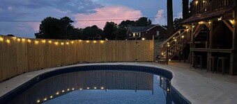Horseshoe Lodge Rustic Log Cabin Home Completely Restored With Pool