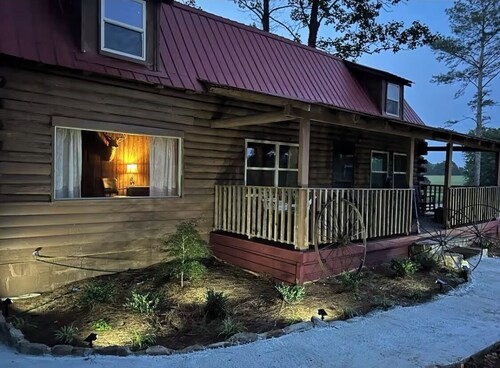Horseshoe Lodge Rustic Log Cabin Home Completely Restored With Pool