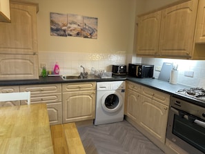 Microwave, oven, dishwasher