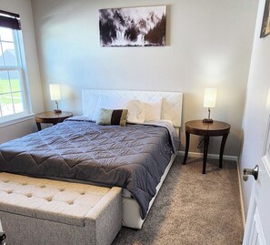 4 bedrooms, iron/ironing board, travel cot, free WiFi