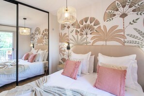1 chambre, fer et planche à repasser, Wi-Fi, draps fournis