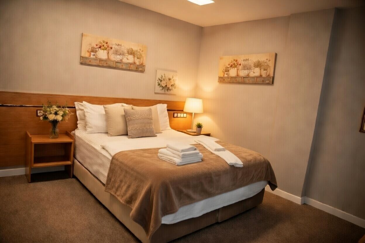 Superior dubbelrum | Minibar, värdeförvaringsskåp på rummet och skrivbord