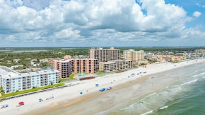 Accommodatie ligt op het strand