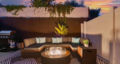 Lux 3BR w/ King Beds & Fire Pit