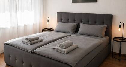 C&V: 4 PP- 3 rooms - central + WLAN + Smart TV + box spring bed