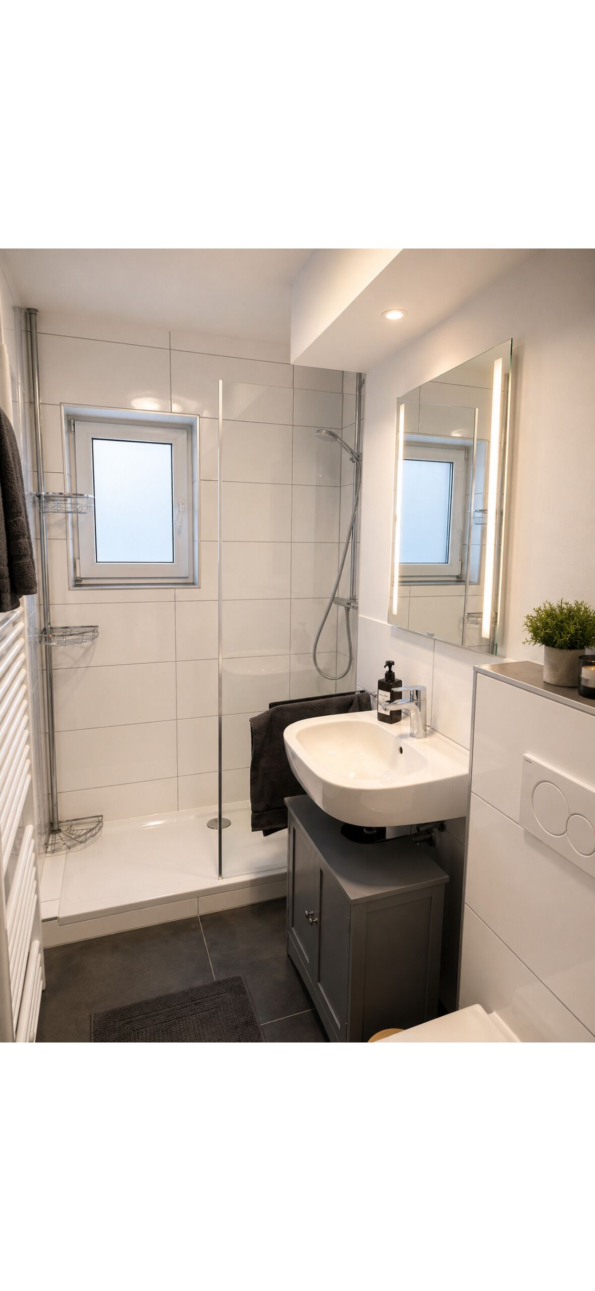 Douche, sèche-cheveux, papier toilette