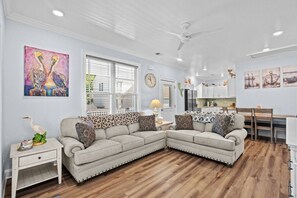 Living area - Seaside Escape, Beach Access and Family Paradise! (Myrtle Beach)