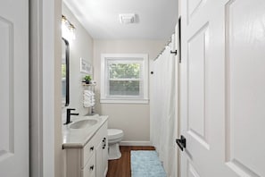 Towels, soap, toilet paper