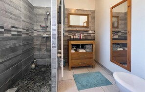 Shower, hair dryer