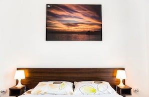 Apartment, Sea View | Laptop workspace, blackout drapes, iron/ironing board, free WiFi