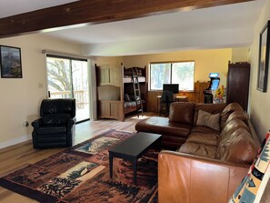 Smart TV, chimenea, videojuegos y libros