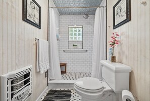 Hair dryer, towels