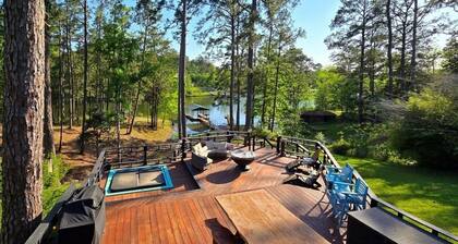Decked Out and it's new owners are ready to host you. Set up for year round fun!