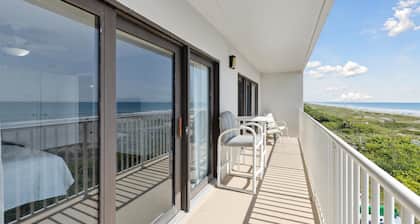Wake Up to Waves: Cocoa Beach Condo w/ Huge Oceanfront Balcony & Heated Pool
