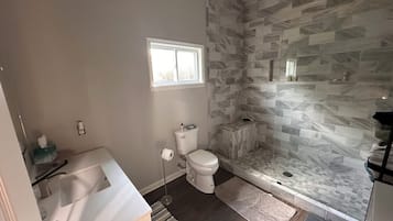 Towels, soap, toilet paper