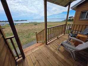 Terrace/patio - Cottage # 7 Hunts Point Beach Cottages 1 Bedroom (Hunts Point)