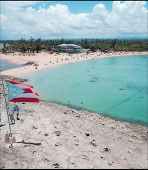 Accommodatie ligt op het strand