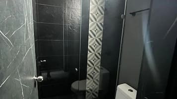 Superior Apartment, City View | Bathroom | Shower, slippers, towels, soap
