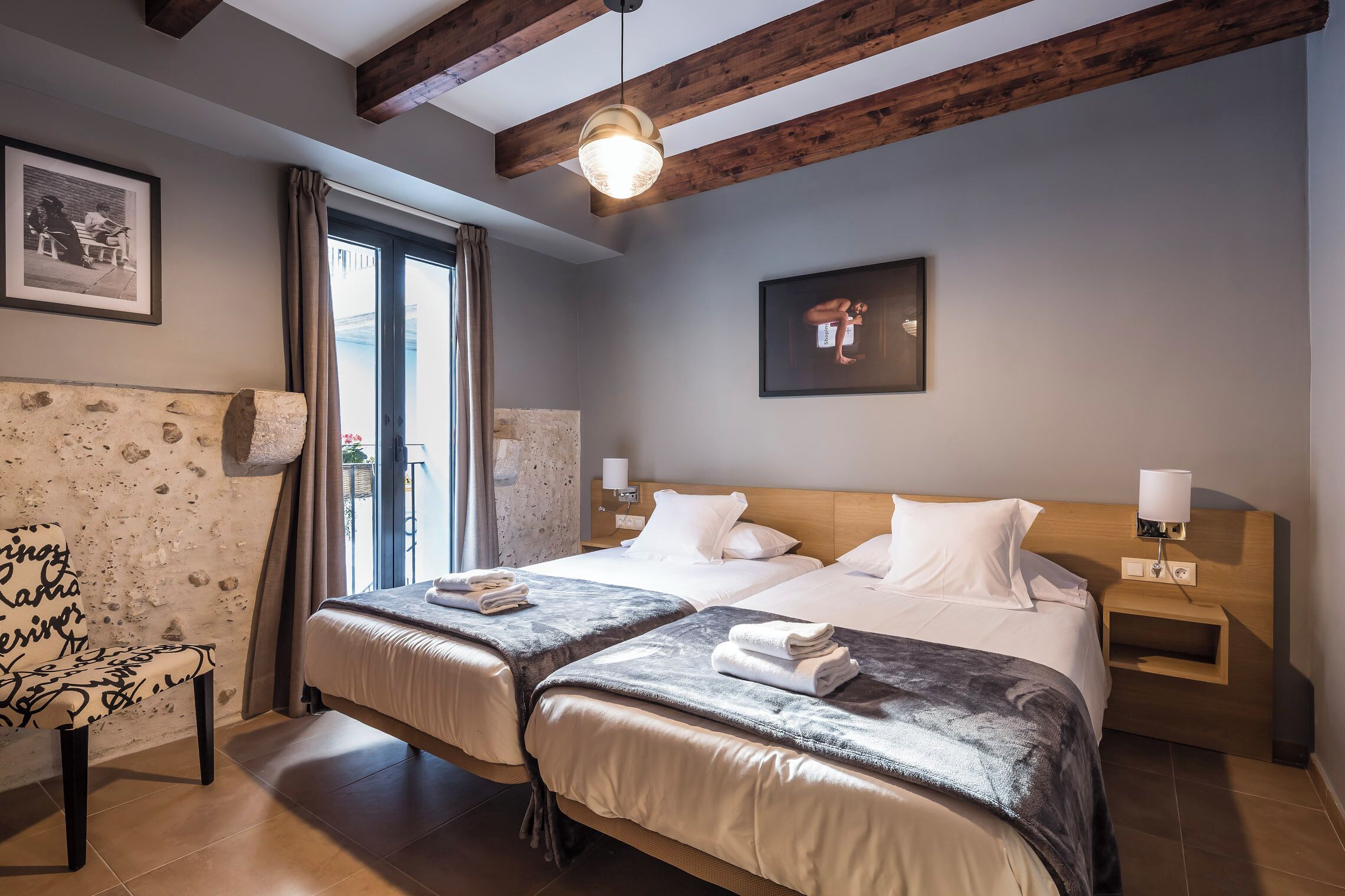 Premium bedding, down duvets, Select Comfort beds, minibar