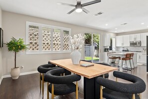 Dining - Luxury 4 BR/3BA home in a gated San Diego Community with a sauna & Tesla Charger (San Marcos)