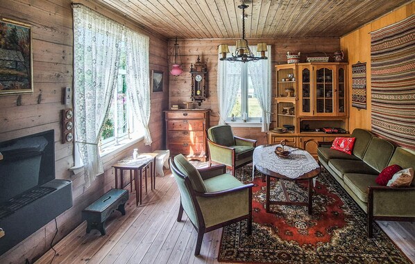 Smart TV, chimenea
