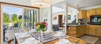 Waterfront 5-Bedroom Retreat w/ Sauna & Firepit