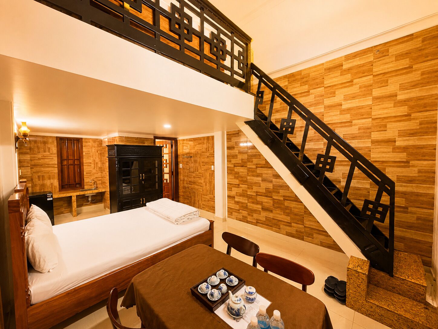 Chambre Triple Familiale, vue ville