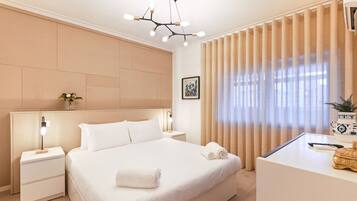 2 habitaciones, tabla de planchar con plancha, internet y ropa de cama