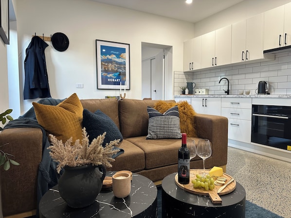 Living area - Modern SoHo Pad (South Hobart)