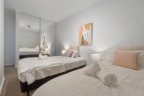 2 Schlafzimmer, Bügeleisen/Bügelbrett, kostenloses WLAN, Bettwäsche