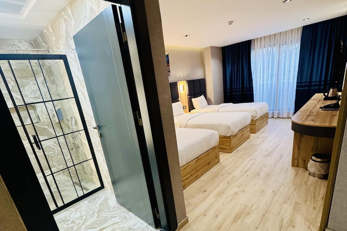 Sábanas de algodón egipcio, ropa de cama de alta calidad y minibar