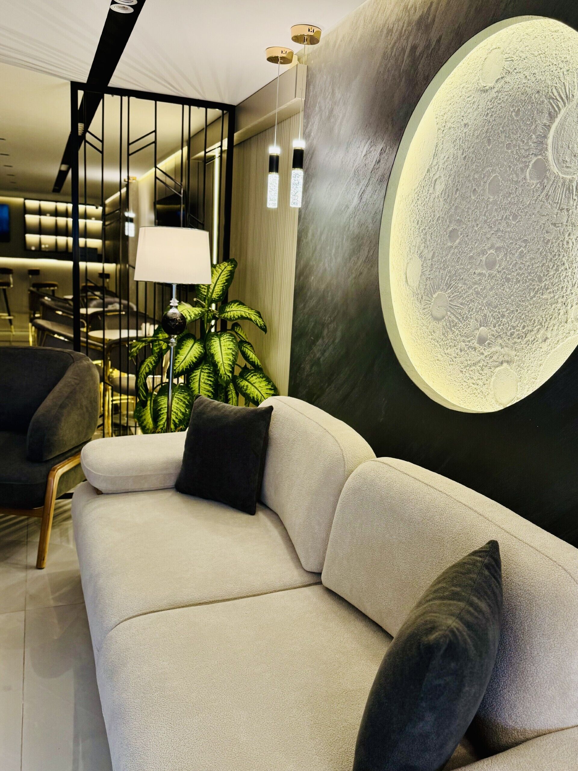 Lounge no saguão