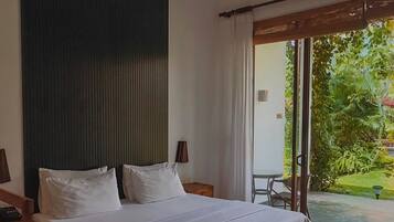 Standard Double Room, Garden View | Egyptian cotton sheets, premium bedding, memory foam beds, in-room safe