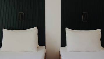 Quarto duplo standard, vista para o jardim | Roupas de cama de algodão egípcio, roupas de cama premium