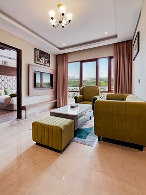 50-inch LED TV with cable channels - The Meriton (New Delhi)