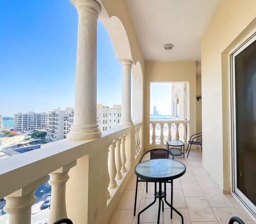 Peaceful Lagoon View l 1BR in RAK With Balcony