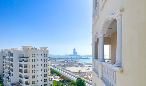 Peaceful Lagoon View l 1BR in RAK With Balcony