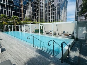 Pool - City Meets Bay I Resort Style I 4-Level I Rooftop (Port Melbourne)