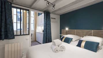 2 soverom, strykejern/-brett, wi-fi (inkludert) og sengetøy