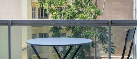 Leilighet – deluxe, balkong, byutsikt | Balkong