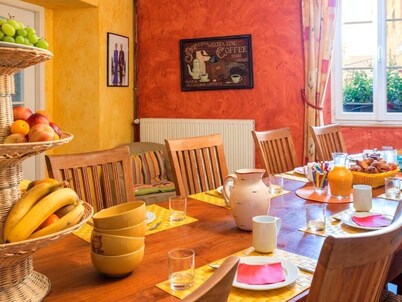 The charming inn with swimming pool