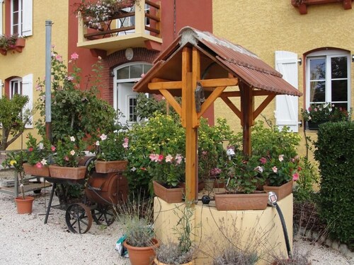 The charming inn with swimming pool