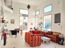 Sala de estar en el lobby