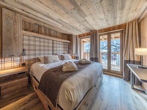 5 bedrooms, free WiFi, bed sheets - Luxurious 6-room apartment with hammam, fireplace and parking in Val-d'Isère (Val-d'Isère)