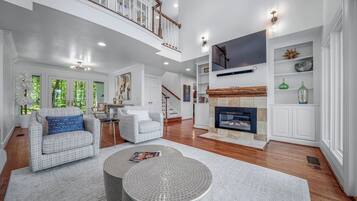 Smart TV, fireplace, offices