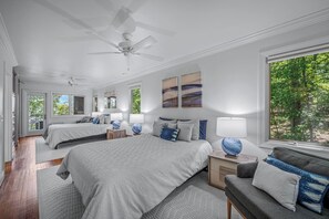 Desk, iron/ironing board, travel cot, free WiFi